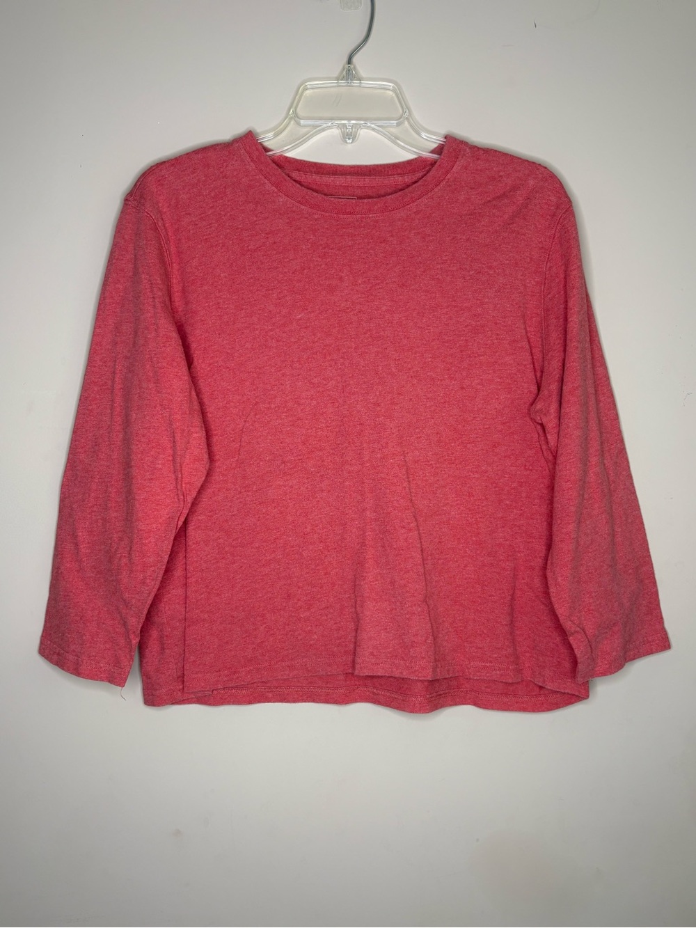 Girls Long-Sleeve Crewneck Top - Pink
